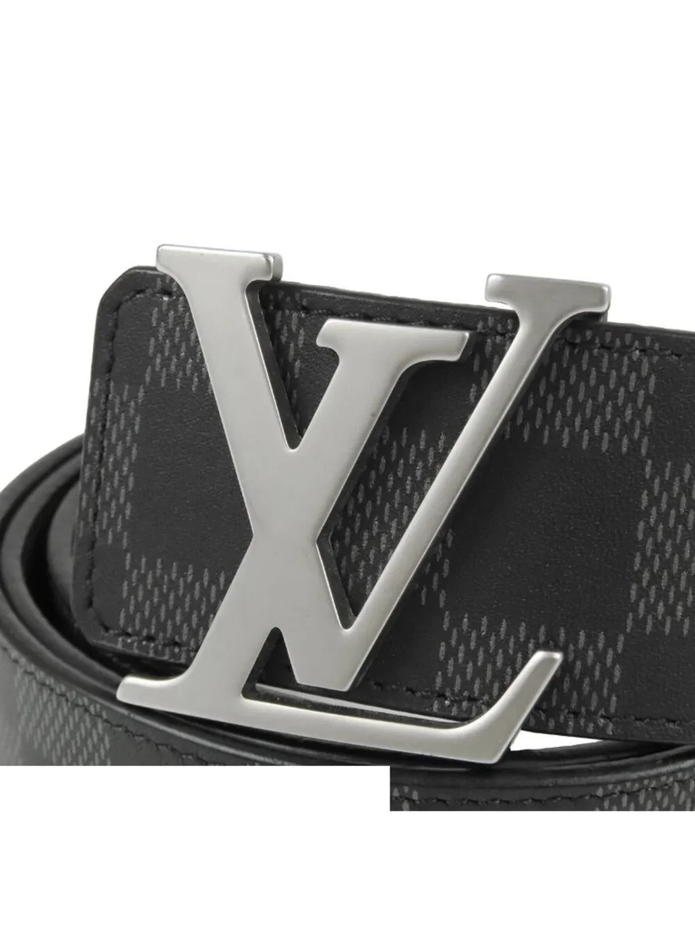 Louis Vuitton Ceinture LV Black Damier Infini Reversible 40 85 Belt